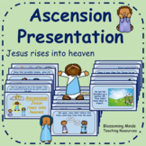 Ascension PowerPoint Presentation : Jesus rises into heaven