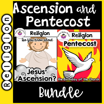 Preview of Ascension and Pentecost Bundle