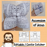Ascension of Jesus Activities Cootie Catcher Craft Writing