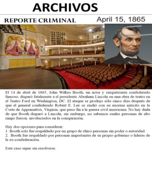 Preview of Asesinato de Lincoln (digital)