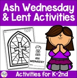 Ash Wednesday Lent Book and Lenten Activities and Craft