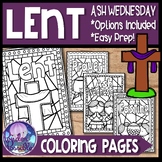 Ash Wednesday & Lent Coloring Pages {Bible Theme}