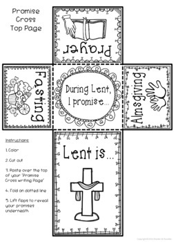 Ash Wednesday Lent Promise Cross (Interactive) by Ponder and Possible