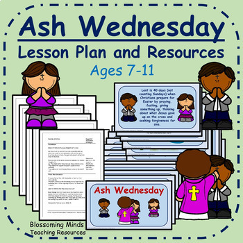 Preview of Ash Wednesday Lesson Plan - 2nd to 5th Grade