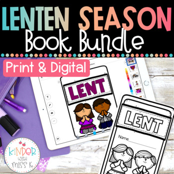 Preview of Ash Wednesday and Lent Book- Printable and Digital Bundle