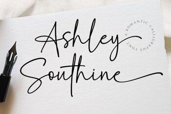 Preview of Ashley Southine Font