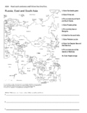 Asia (7 pages, Worksheets, Maps, Maze, Coloring Sheets)