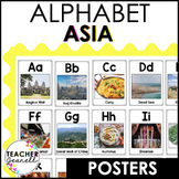 Asia Alphabet Posters | A-Z Posters Asia AAPI | ABC Poster