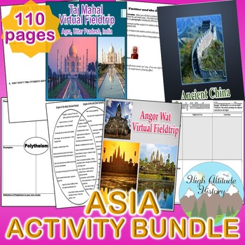 Preview of Asia Activity Bundle (Geography)