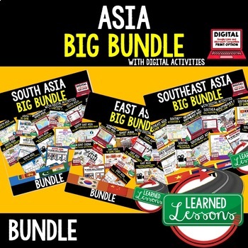 Preview of Asia BUNDLE (World Geography Bundle)