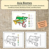 Asia Biomes Geography Science Climates Plants Animals