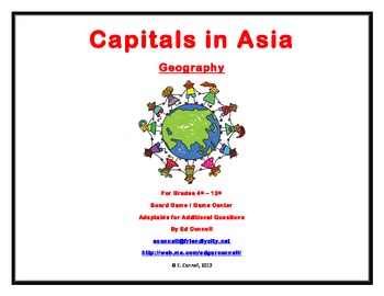 Preview of Asia Capitals Board Game