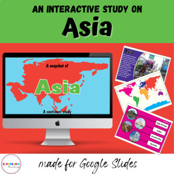 Preview of Asia Continent Unit - Digital Resource for Google Slides