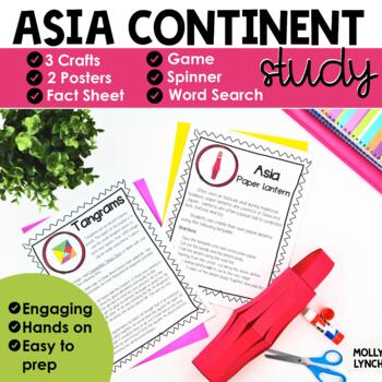 Preview of Asia Continents Study