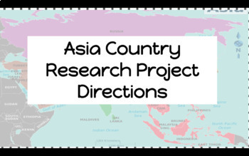Preview of Asia-Countries Research Project- Distance Learning