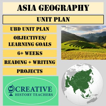 Preview of Asia Geography Unit Bundle