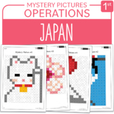 Asia - Japan Math Mystery Pictures Grade 1: Operations