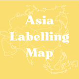 Asia Labelling Map