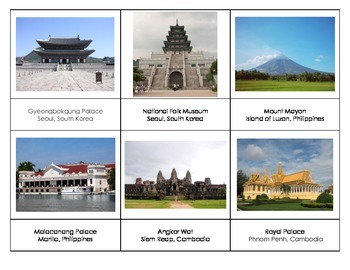 Asia Landmarks by My Teaching Inspiration | Teachers Pay Teachers
