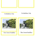 Asia Landmarks Nomenclature cards
