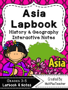Preview of Asia Lapbook & Interactive Notes
