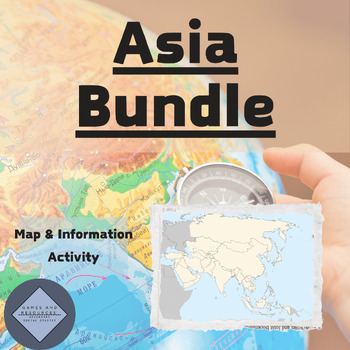 Preview of Asia Map and Facts Activities Bundle | Google Apps