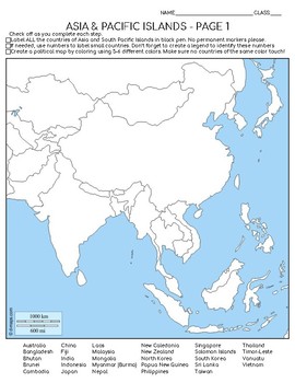 pacific ocean map asia