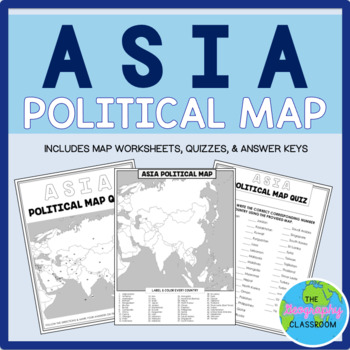 Preview of Asia Political Map Set
