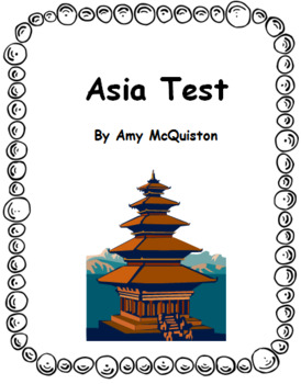 Preview of Asia Test and Study Guide