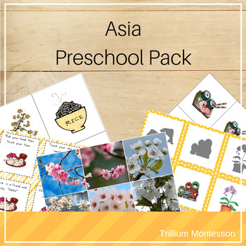 Preview of Asia Theme Preschool and PreK Centers