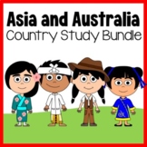 Asia and Australia Country Study Bundle | 22 countries inc