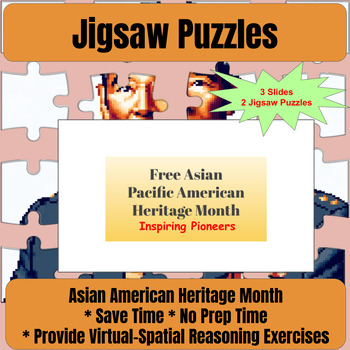 Preview of Asian American Heritage Month Jigsaw Puzzle Sample For Google Slides