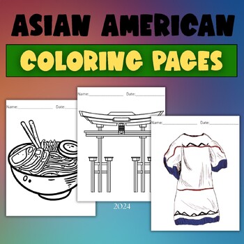 Preview of Asian American Heritage coloring pages, craft - activities, coloring sheets