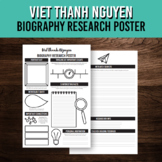 Asian American History Biography Poster for Viet Thanh Ngu