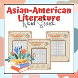 Asian-American Literature Word Search | AAPI Heritage Mont