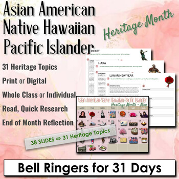 Preview of Asian American Native Hawaiian Pacific Islander Heritage Month | Bell Ringers