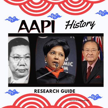 Preview of Asian American Pacific Islander: Biography Research Guide