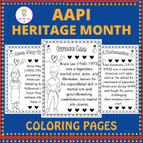 Asian American Pacific Islander Coloring Pages | Famous AA