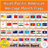 Asian American & Pacific Islander Country Flags Banner, AA