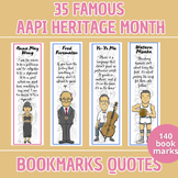 Asian American & Pacific Islander Heritage Month Bookmarks Quotes