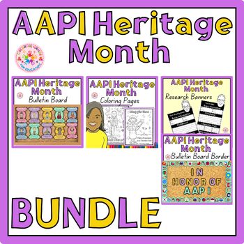Preview of Asian American & Pacific Islander Heritage Month Bulletin Board Set Bundle