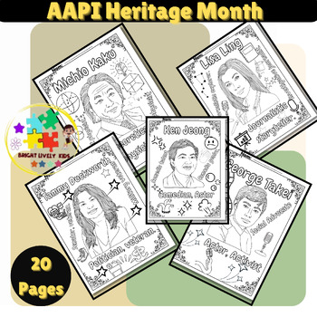 Preview of Asian American Pacific Islander Heritage Month Coloring Pages