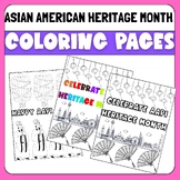 Asian American&Pacific Islander Heritage Month Coloring pa