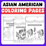 Asian American&Pacific Islander Heritage Month Coloring pa
