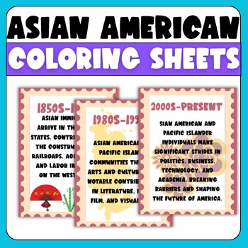 Preview of Asian American&Pacific Islander Heritage Month, Craft&Activities, Coloring pages