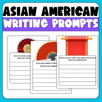 Preview of Asian American&Pacific Islander Heritage Month Writing Prompts, Craft&Activities