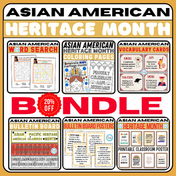 Preview of Asian American&Pacific Islander Month Activities BUNDLE, AAPI crafts&activities