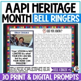 Asian American & Pacific Islander Month Bell Ringers - 30 