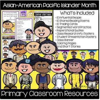 Preview of Asian-American Pacific Islander Month Primary Shared Reading and More!