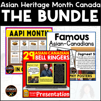 Preview of Asian American & Pacific Islanders Heritage in Canada AAPI BUNDLE